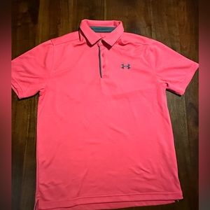 Under Armour Bright Pink Large Polo